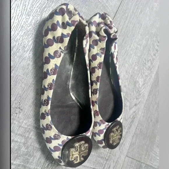 Tory Burch Moon Star Reva Ballet Flats RARE - Picture 4 of 5
